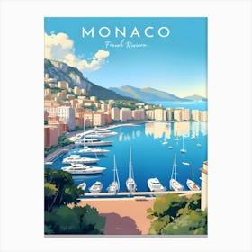 Monaco Travel Canvas Print