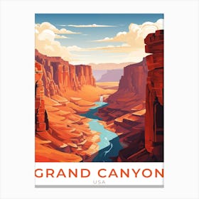 Usa Grand Canyon Travel Canvas Print