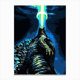 Godzilla Godzilla Godzilla Canvas Print