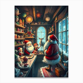 Santa'S Workshop 1 Canvas Print