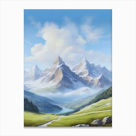 Swiss Alps.4 Canvas Print