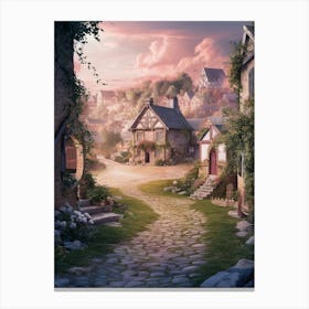 Fairytale Village 1 Canvas Print