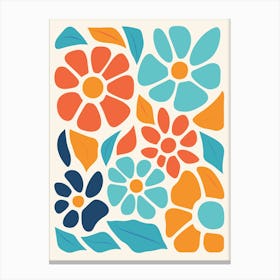 Abstract Floral Pattern 35 Canvas Print