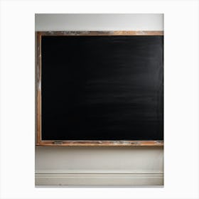 Blackboard Giving The Impression Of Vast Untouched Space Features An Appealing Smudged Texture Th (4) Canvas Print