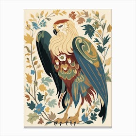 Floral Griffin 4 Canvas Print