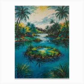 'Palm Trees' 1 Canvas Print