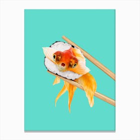 Sushi Goldfish Canvas Print