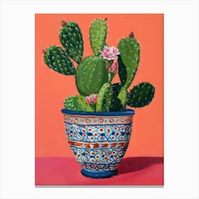 Maximalist Cactus Canvas Print