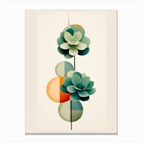 Cactus Print Canvas Print