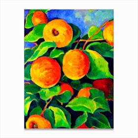 Kiwano Fruit Vibrant Matisse Inspired Painting Fruit Canvas Print