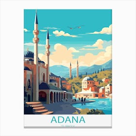 Famous Travel Adana Turkey Canvas Print