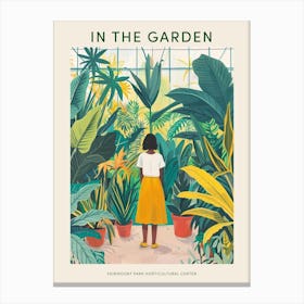 In The Garden Poster Fairmount Park Horticultural Center Usa 1 Canvas Print