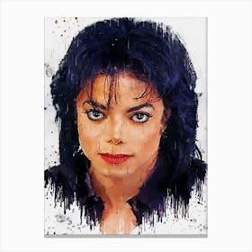 Michael Jackson Potrait Canvas Print