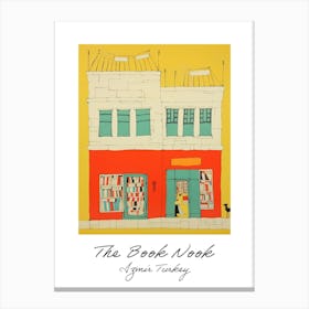 Izmir Turkey The Book Nook Pastel Colours 3 Poster Canvas Print