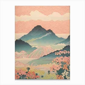 Mount Nantai In Tochigi, Japanese Landscape 3 Canvas Print
