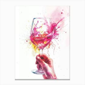 Glass Of Wine 1 Canvas Print