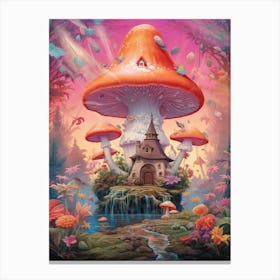 Mushroom Fantasy 10 Canvas Print