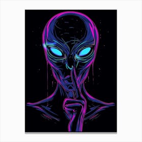 Alien Hand Gesture 1 Canvas Print