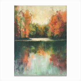 Autumn Pond 1 Canvas Print