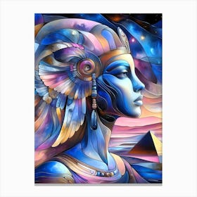 Cleopatra Portrait Artwork 70 Canvas Print