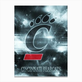 Cincinnati Bearcats Canvas Print