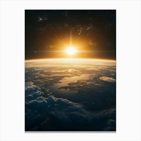 Earth From Space 1 Canvas Print