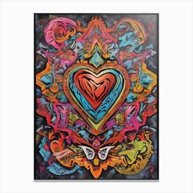 Heart Of Love 5 Canvas Print