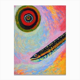 Lamprey Matisse Inspired Canvas Print