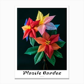 Bright Inflatable Flowers Poster Poinsettia 1 Canvas Print