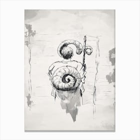 Ram'S Head Canvas Print