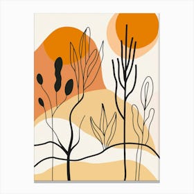Abstract Landscape Painting Canvas Print