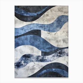 Blue Waves 4 Canvas Print