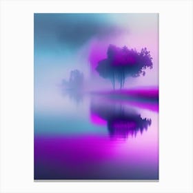 Mist Waterscape Pop Art Photography 1 Canvas Print
