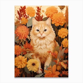 Autumn Cat 7 Canvas Print