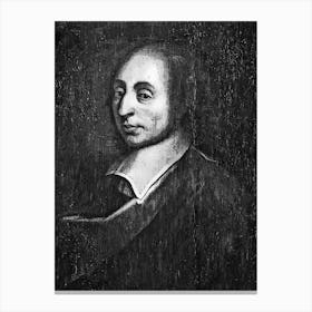 Blaise Pascal Scientist Man Canvas Print