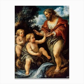 Baptism Of Jesus Canvas Print