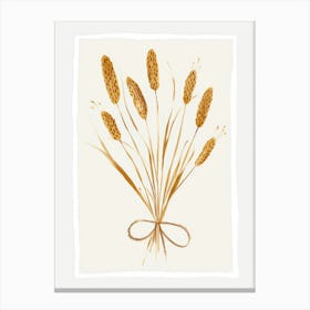 Wheat Bouquet Canvas Print