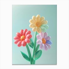Dreamy Inflatable Flowers Dahlia 2 Canvas Print