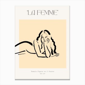 La Femme Canvas Print