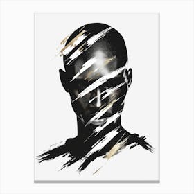 Man'S Head Canvas Print