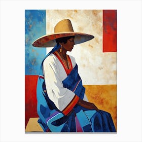 Mexican Woman Canvas Print