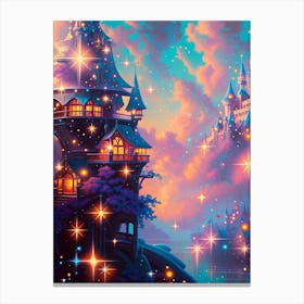 Fantasy Fairytale Castle 2 Canvas Print