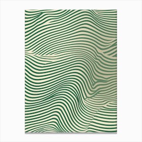 Abstract Wavy Pattern Stampe su tela