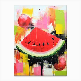 Watermelon's Neo-Expressionist Waltz Canvas Print