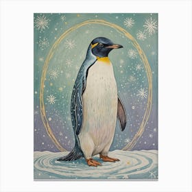 Winter Wonderland Penguin Canvas Print