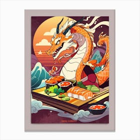 Japanese Dragon 2 Canvas Print