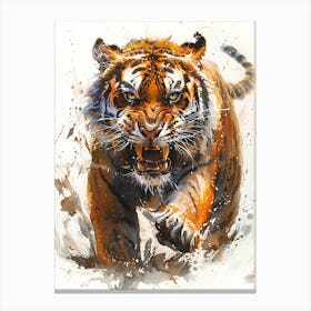 Tiger Painting Canvas Print