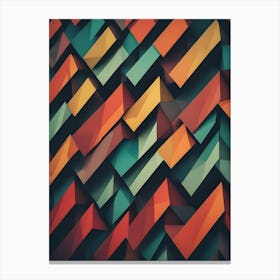 Abstract Geometric Pattern 6 Canvas Print