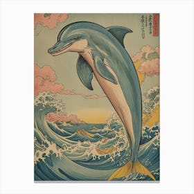 Dolphin Joy Canvas Print