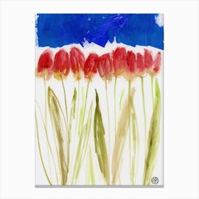 Red Tulips Canvas Print